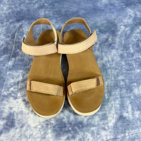 Madewell Maggie Sandal in Colorblock Sz 7 - Picture 1 of 8